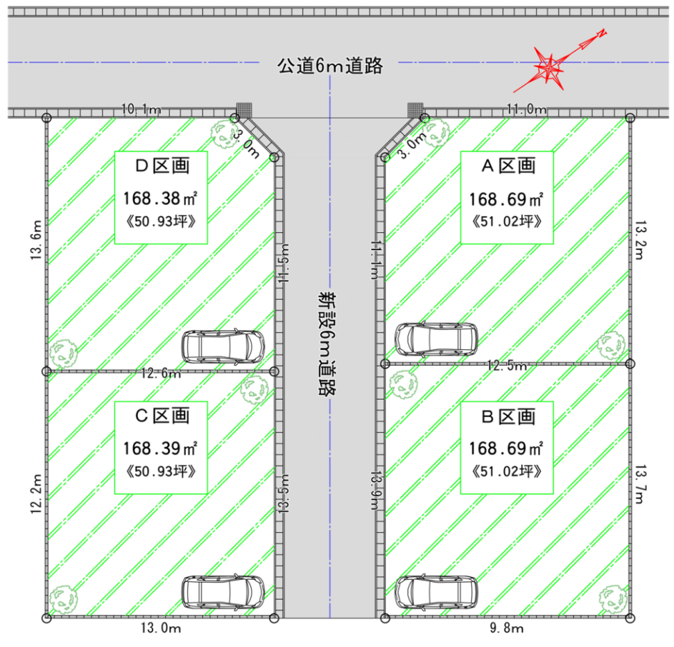 長宮開発分譲地