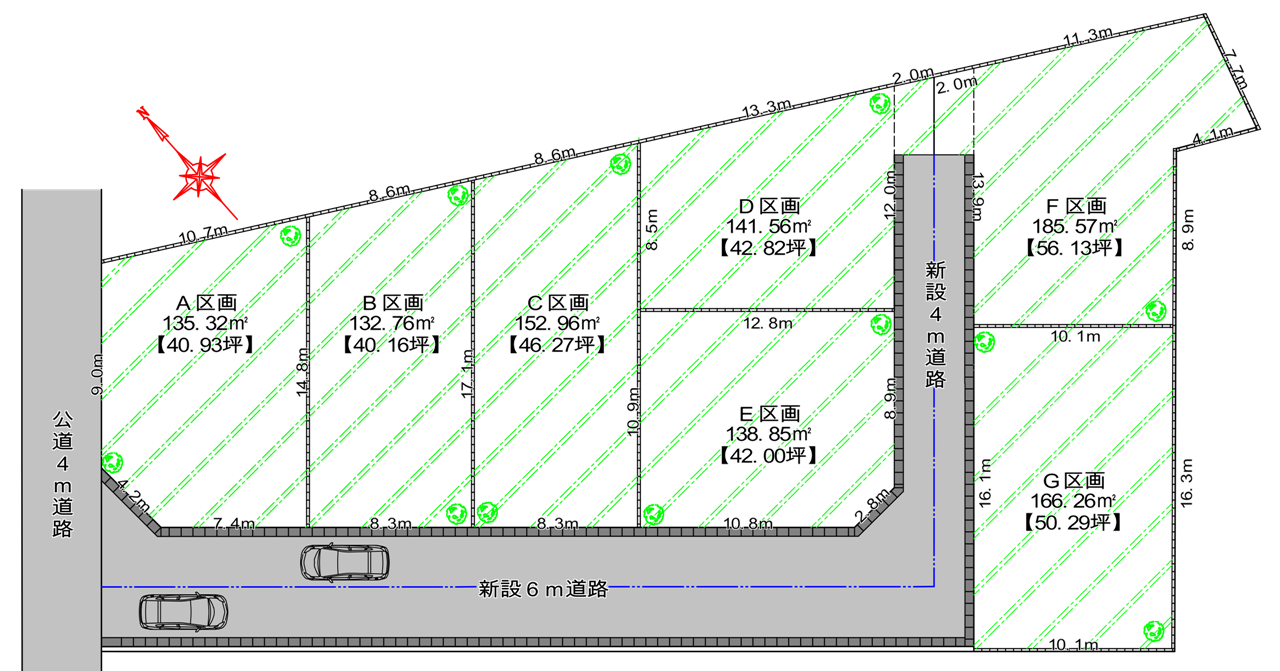 日の出町　区画図