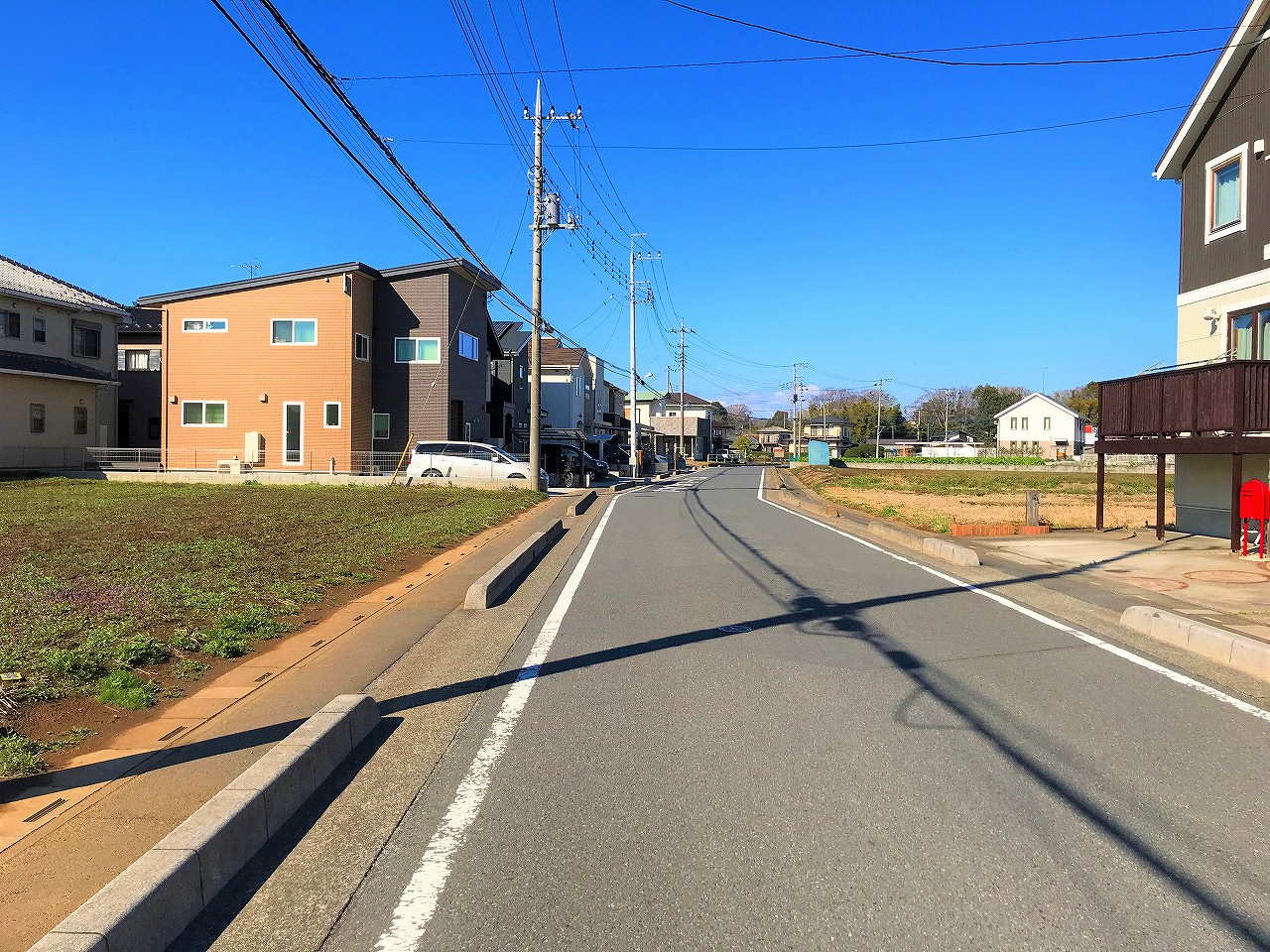 本宿５区画 前面道路